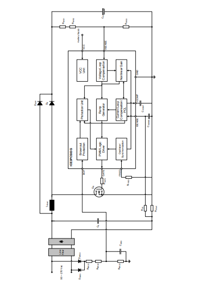 Schematic diagram of ICE3PCS03GXUMA1