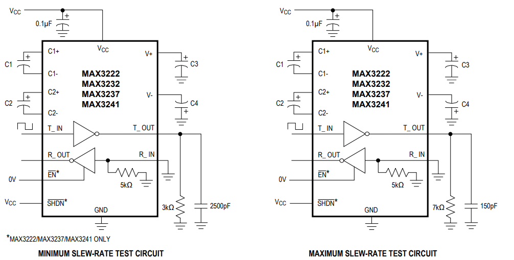 MAX3232ESE+T schematic diagram