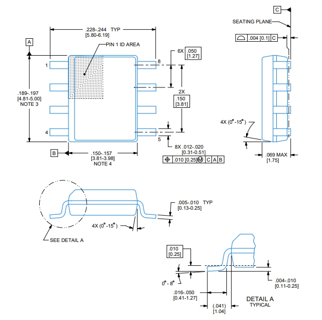 Package diagram of UCC2803QDRQ1
