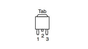NCP1117ST33T3G pin diagram