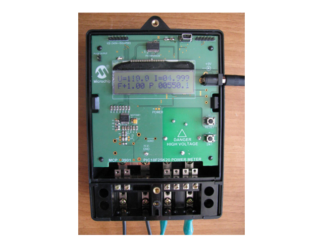 MCP3901 and PIC18F65J90 Electricity Meter Reference Design User Guide